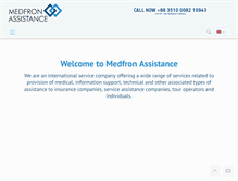 Tablet Screenshot of medfron.com